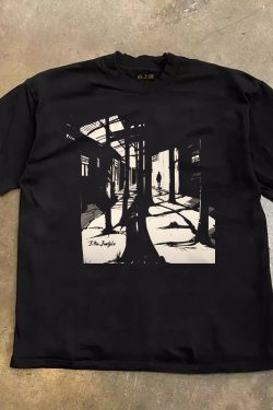 Heavyweight Unisex Short Sleeve T-Shirt - Pure Cotton, Double Yarn, Loose Fit, Charity Design, Upward Hero, Casual Style