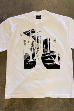 Heavyweight Unisex Short Sleeve T-Shirt - Pure Cotton, Double Yarn, Loose Fit, Charity Design, Upward Hero, Casual Style