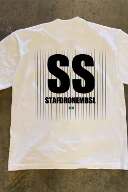 Heavyweight Unisex Short Sleeve T-Shirt in 100% Cotton - Loose Fit Charity Design for Couples