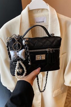 High-End Diamond-Patterned Shoulder Bag - 2025 Spring/Summer Casual Women's Box Bag, Chic & Versatile Fashion Accessory