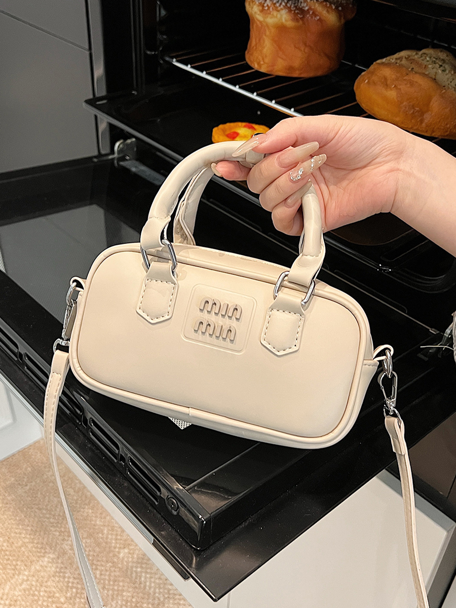 High-End Handheld Bowling Bag for Women - 2025 Fashion Versatile Shoulder & Crossbody Bag, Trendy Casual Style High-End Handheld Bowling Bag for Women - 2025 Fashion Versatile Shoulder & Crossbody Bag, Trendy Casual Style