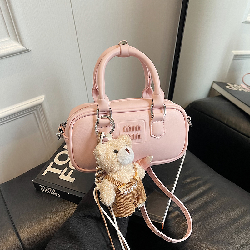 High-End Handheld Bowling Bag for Women - 2025 Fashion Versatile Shoulder & Crossbody Bag, Trendy Casual Style High-End Handheld Bowling Bag for Women - 2025 Fashion Versatile Shoulder & Crossbody Bag, Trendy Casual Style