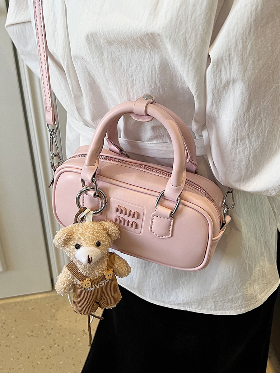 High-End Handheld Bowling Bag for Women - 2025 Fashion Versatile Shoulder & Crossbody Bag, Trendy Casual Style High-End Handheld Bowling Bag for Women - 2025 Fashion Versatile Shoulder & Crossbody Bag, Trendy Casual Style