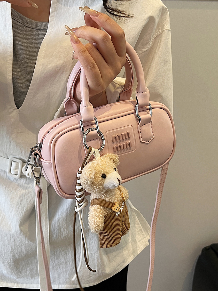 High-End Handheld Bowling Bag for Women - 2025 Fashion Versatile Shoulder & Crossbody Bag, Trendy Casual Style High-End Handheld Bowling Bag for Women - 2025 Fashion Versatile Shoulder & Crossbody Bag, Trendy Casual Style