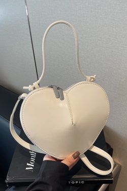 High-End Red Handbag for Women - 2025 Spring Summer Shoulder Crossbody Bag with Heart-Shaped Coin Purse, Trendy Niche Fashion Accessory