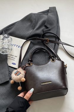 High-End Retro Bucket Handbag for Women - Versatile Textured Crossbody & Shoulder Bag for Summer 2025 Fashion