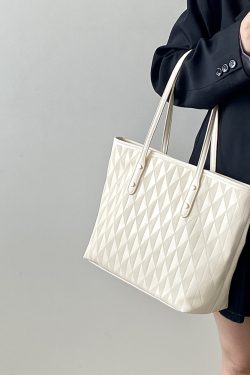 High-End Women's Large Capacity Tote Bag for Classroom & Commuting - Versatile Handheld & Shoulder Bag