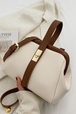 High-End Women's Textured Shell Handbag - Retro Crossbody Bag for Spring Summer 2025 Fashion