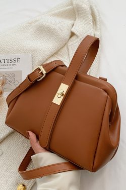 High-End Women's Textured Shell Handbag - Retro Crossbody Bag for Spring Summer 2025 Fashion