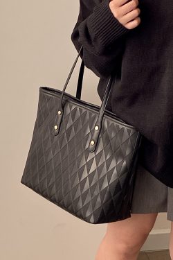 High-End Women's Tote Bag - Versatile Large Capacity Commuter Shoulder Handbag for School & Daily Use