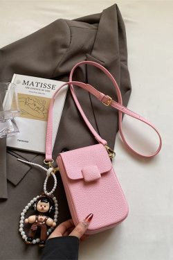 High-End Yellow Mini Crossbody Bag for Women - Vertical Design Phone Bag for Summer 2025