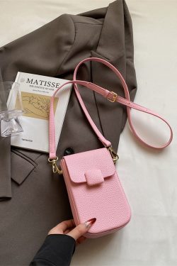 High-End Yellow Mini Crossbody Bag for Women - Vertical Design Phone Bag for Summer 2025