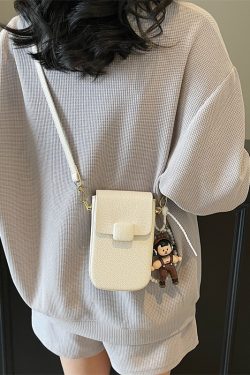 High-End Yellow Mini Crossbody Bag for Women - Vertical Design Phone Bag for Summer 2025