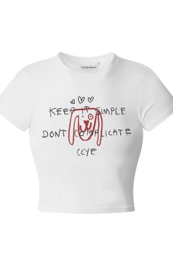 High Street Casual Women's Short Sleeve T-shirt - Straight Tube Design, American Style, Trendy Summer Top