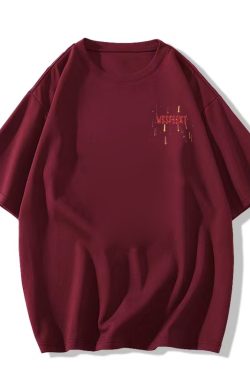 High Street Pure Cotton White Short Sleeve T-Shirt for Women, Plus Size, American Style, Casual Couple Top, Niche Design