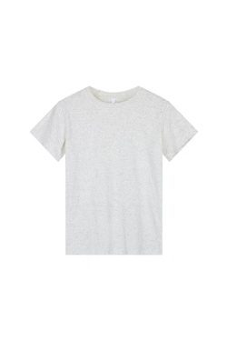 High Street Solid Color Short-Sleeve T-Shirt for Men and Women, Retro Straight Shoulder Small Collar, Fitted Y2K Style Top