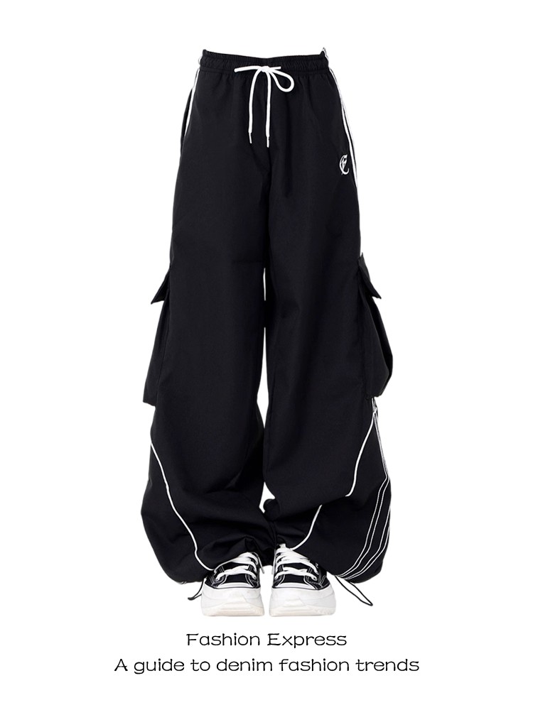 High-Waisted Loose Wide-Leg Wine Red Casual Work Pants for Women - Autumn Winter 2025 High Street Fashion High-Waisted Loose Wide-Leg Wine Red Casual Work Pants for Women - Autumn Winter 2025 High Street Fashion