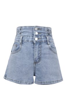 High-Waisted Retro Denim Shorts for Women - Slimming Long-Legged Vacation Hot Pants, Summer 2025 Fashion