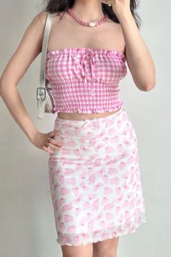 High-Waisted Slim Fit Butterfly Print Half-Length Skirt for Women - Retro European American Style Summer Bodycon Fashion
