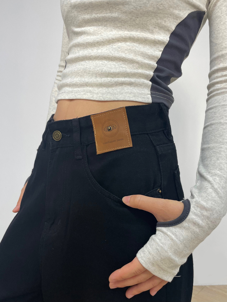 High-Waisted Straight-Leg Draped Denim Pants for Men and Women - Trendy Retro Wide-Leg Loose-Fitting American High Street Style High-Waisted Straight-Leg Draped Denim Pants for Men and Women - Trendy Retro Wide-Leg Loose-Fitting American High Street Style