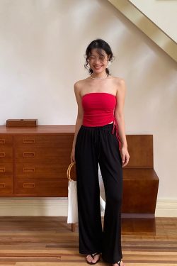 High-Waisted Wide-Leg Casual Pants for Women - Loose Drape Magic Pants for Long Legs, Effortless Style, Perfect for Everyday Wear