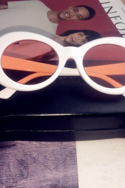 Hip-Hop Style Oval Sunglasses Inspired by Burijie Bridge and G-Dragon – Trendy Alien Glasses for Y2K Fashion Lovers