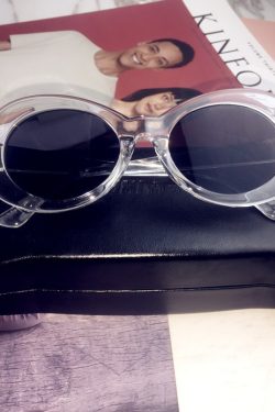 Hip-Hop Style Oval Sunglasses Inspired by Burijie Bridge and G-Dragon – Trendy Alien Glasses for Y2K Fashion Lovers