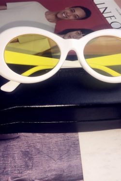 Hip-Hop Style Oval Sunglasses Inspired by Burijie Bridge and G-Dragon – Trendy Alien Glasses for Y2K Fashion Lovers