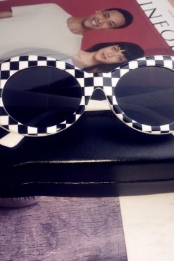 Hip-Hop Style Oval Sunglasses Inspired by Burijie Bridge and G-Dragon – Trendy Alien Glasses for Y2K Fashion Lovers