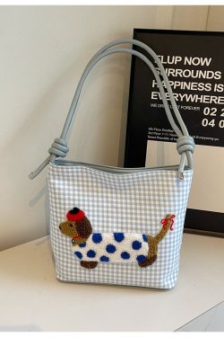 Japanese Harajuku Women's Cartoon Crossbody Tote Bag - 2025 Simple Versatile Canvas Shoulder Bag