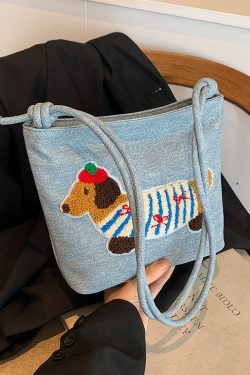 Japanese Harajuku Women's Cartoon Crossbody Tote Bag - 2025 Simple Versatile Canvas Shoulder Bag