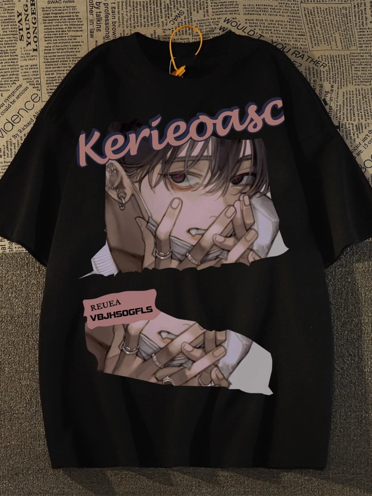 Japanese Retro Cartoon Anime Short Sleeve T-Shirt for Men and Women, Plus Size, Loose Fit, Pure Cotton, Y2K Couple Style Japanese Retro Cartoon Anime Short Sleeve T-Shirt for Men and Women, Plus Size, Loose Fit, Pure Cotton, Y2K Couple Style