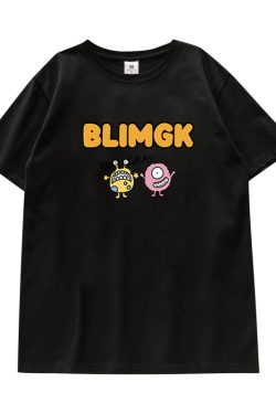 Japanese Retro Lazy Chic Short Sleeve T-Shirt for Men & Women, Plus Size Loose Fit Pure Cotton Couple Outfit