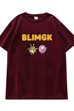 Japanese Retro Lazy Chic Short Sleeve T-Shirt for Men & Women, Plus Size Loose Fit Pure Cotton Couple Outfit