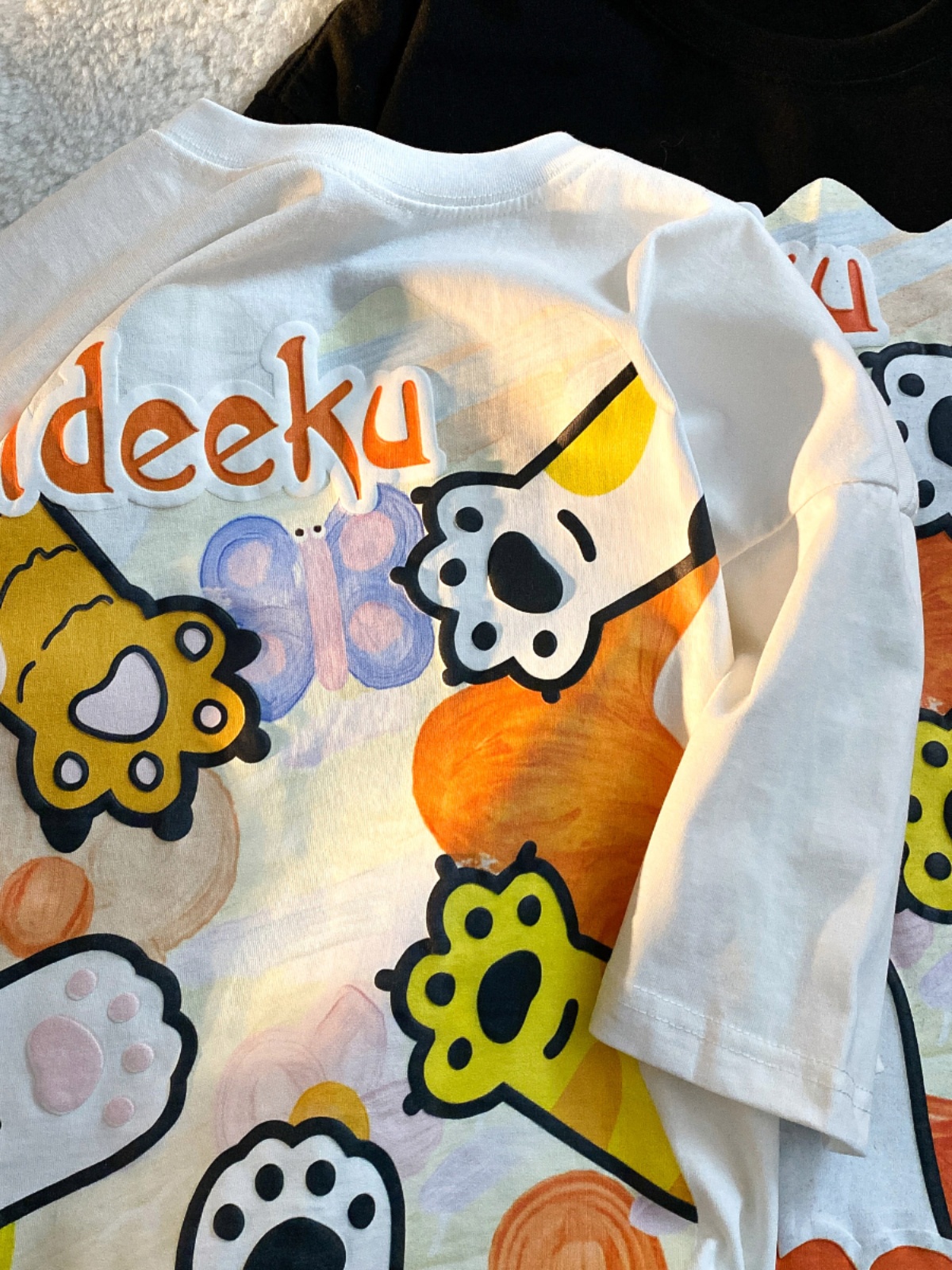 Japanese-Style Cartoon Graffiti Short Sleeve T-Shirt for Men & Women, Plus Size, Trendy Couple Outfit, Casual Streetwear Japanese-Style Cartoon Graffiti Short Sleeve T-Shirt for Men & Women, Plus Size, Trendy Couple Outfit, Casual Streetwear