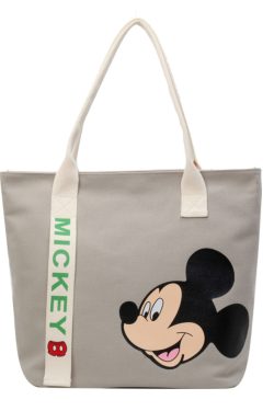 Japanese-Style Cartoon Single-Shoulder Canvas Tote Bag for Women – Versatile, Large Capacity, Perfect for Students and Commuting