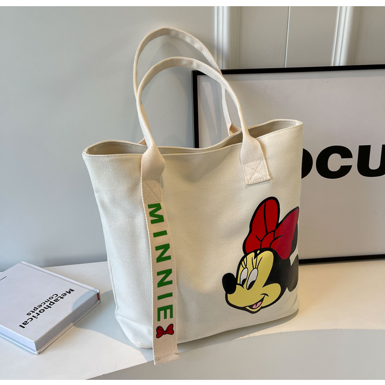 Japanese-Style Cartoon Single-Shoulder Canvas Tote Bag for Women – Versatile, Large Capacity, Perfect for Students and Commuting Japanese-Style Cartoon Single-Shoulder Canvas Tote Bag for Women – Versatile, Large Capacity, Perfect for Students and Commuting