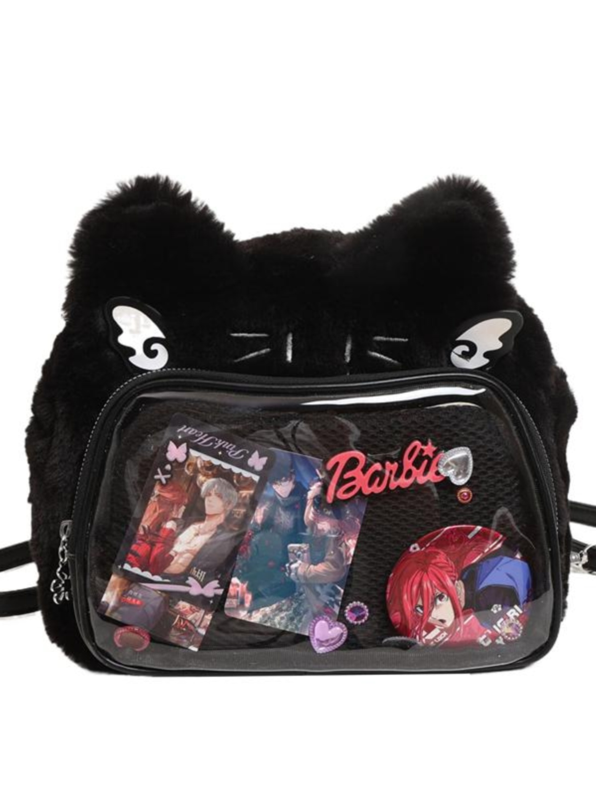 Japanese-Style Cute Cartoon Plush Crossbody Backpack for Spring/Summer 2025 - Trendy Hot Girl Double Shoulder Bag Japanese-Style Cute Cartoon Plush Crossbody Backpack for Spring/Summer 2025 - Trendy Hot Girl Double Shoulder Bag