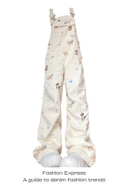 Japanese-Style Cute Dog Overalls for Women, Age-Reducing Design, Adorable Autumn-Winter Jumpsuit 2025