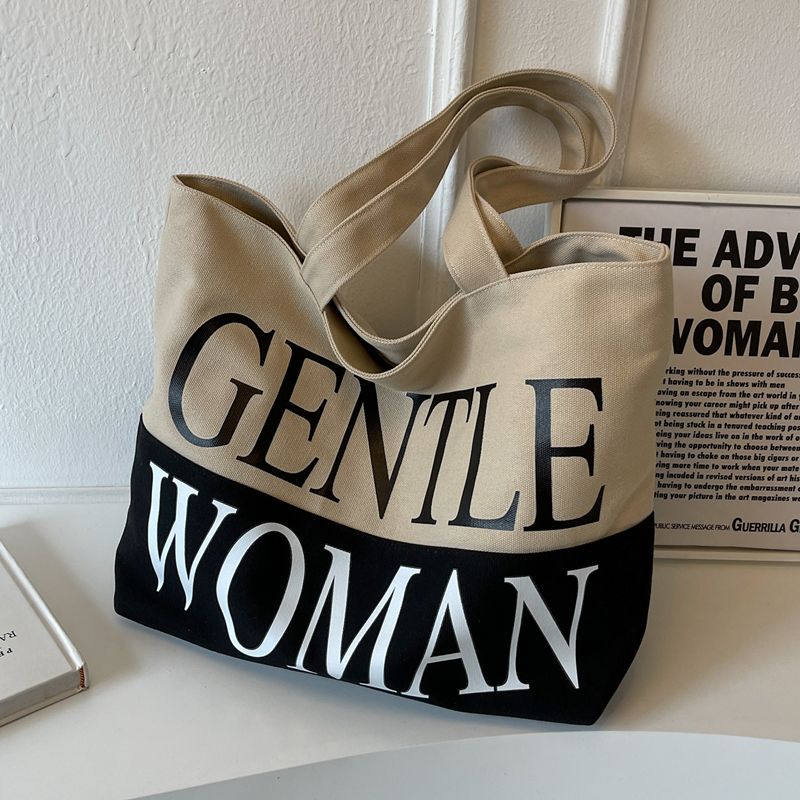 Japanese Style Large Capacity Canvas Tote Bag for Women - Versatile Casual Mommy Shoulder Bag for Class and Commuting Japanese Style Large Capacity Canvas Tote Bag for Women - Versatile Casual Mommy Shoulder Bag for Class and Commuting