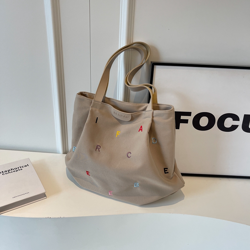 Japanese-Style Large-Capacity Shoulder Bag for Students - Versatile Casual Tote for Class and Commuting Japanese-Style Large-Capacity Shoulder Bag for Students - Versatile Casual Tote for Class and Commuting