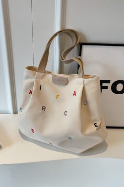 Japanese-Style Large-Capacity Shoulder Bag for Students - Versatile Casual Tote for Class and Commuting