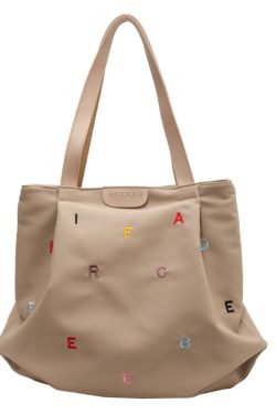 Japanese-Style Large-Capacity Shoulder Bag for Students - Versatile Casual Tote for Class and Commuting