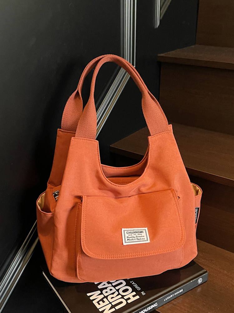 Japanese-Style Oxford Cloth Tote Bag for Women - 2025 Model, Large Capacity Handheld Shoulder Bag for Commuting and Classes Japanese-Style Oxford Cloth Tote Bag for Women - 2025 Model, Large Capacity Handheld Shoulder Bag for Commuting and Classes