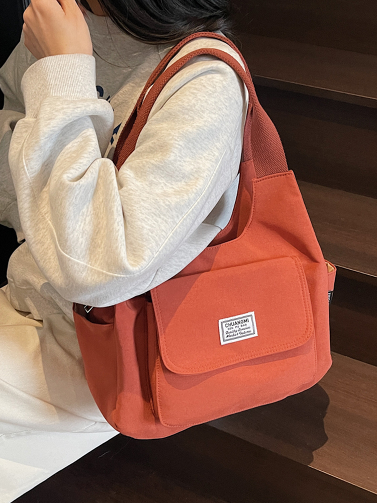 Japanese-Style Oxford Cloth Tote Bag for Women - 2025 Model, Large Capacity Handheld Shoulder Bag for Commuting and Classes Japanese-Style Oxford Cloth Tote Bag for Women - 2025 Model, Large Capacity Handheld Shoulder Bag for Commuting and Classes