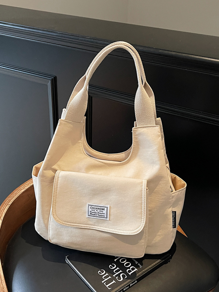 Japanese-Style Oxford Cloth Tote Bag for Women - 2025 Model, Large Capacity Handheld Shoulder Bag for Commuting and Classes Japanese-Style Oxford Cloth Tote Bag for Women - 2025 Model, Large Capacity Handheld Shoulder Bag for Commuting and Classes