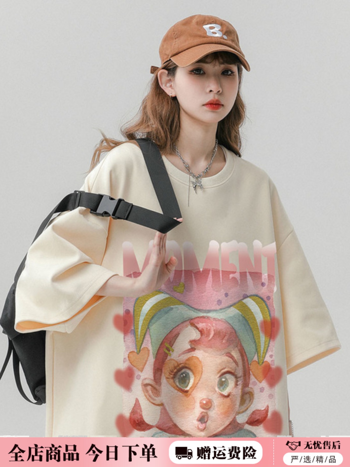 Japanese-Style Retro Cotton Short Sleeve T-Shirt for Men & Women, Plus Size Loose Fit Casual Couple Top Japanese-Style Retro Cotton Short Sleeve T-Shirt for Men & Women, Plus Size Loose Fit Casual Couple Top