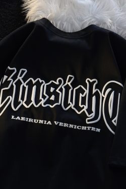 Japanese-Style Retro Sweet Letter Print Short-Sleeve T-Shirt for Men and Women, Plus Size, Loose-Fitting Cotton Tee, Casual Couple Outfit