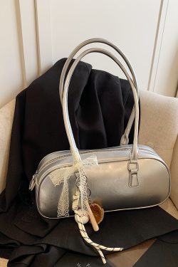 Korean Ballet-Style Underarm Bowling Bag - Women's Shoulder Bag for Spring/Summer 2025 Fashion Trend