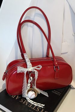 Korean Ballet-Style Underarm Bowling Bag - Women's Shoulder Bag for Spring/Summer 2025 Fashion Trend